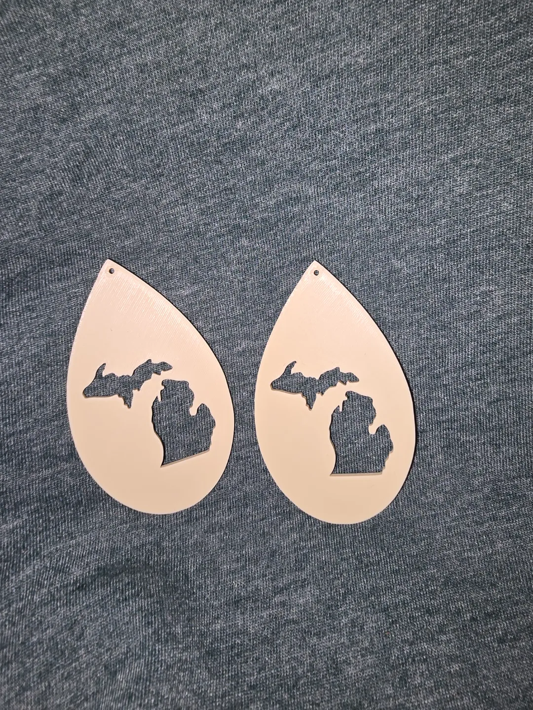 Michigan Outline Earrings view 2