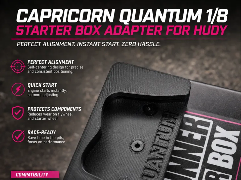 Capricorn Quantum 1/8 Starter Box Adapter for Hudy
