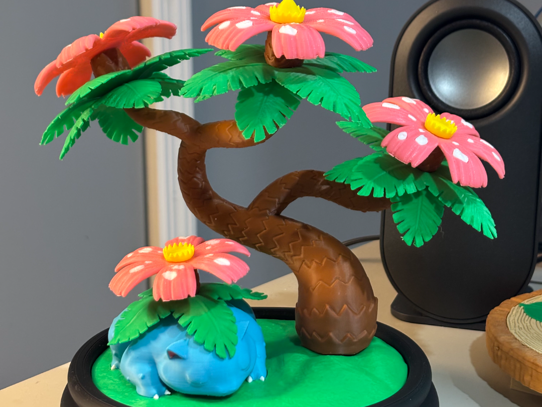Miniatura 1 do modelo 3D 午睡的妙蛙花盆栽