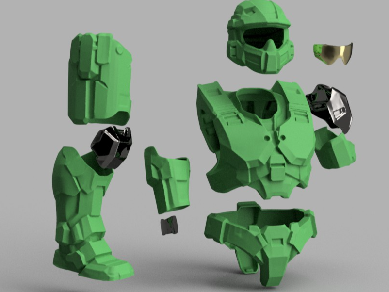 Halo MJOLNIR GEN3 Full Wearable Armor Suit Cosplay