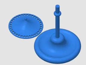 Pierced earring stand