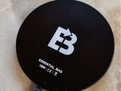 Inductive Charging Station for Essential Bag Tracker