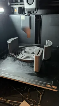 variable layer hight, 2 walls, 20% infill - supports