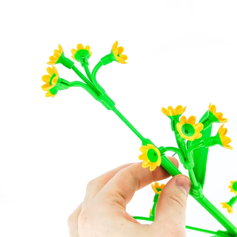 Rapeseed flower with magnets