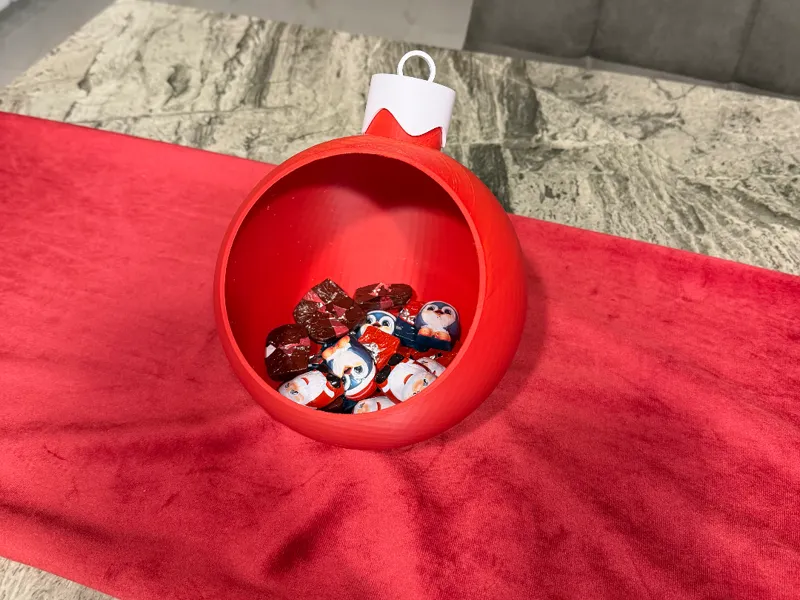 Pallina di Natale Porta Caramelle/cioccolatini