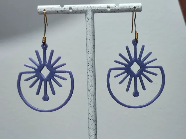 Aretes Amanecer Púrpura
