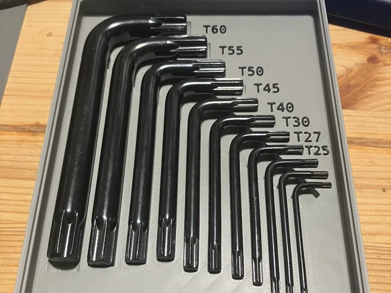 Gridfinity Torx Key holder 3x4 3U