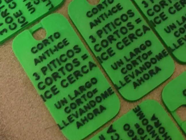 Anti-ICE warning whistle- Spanish Espenol