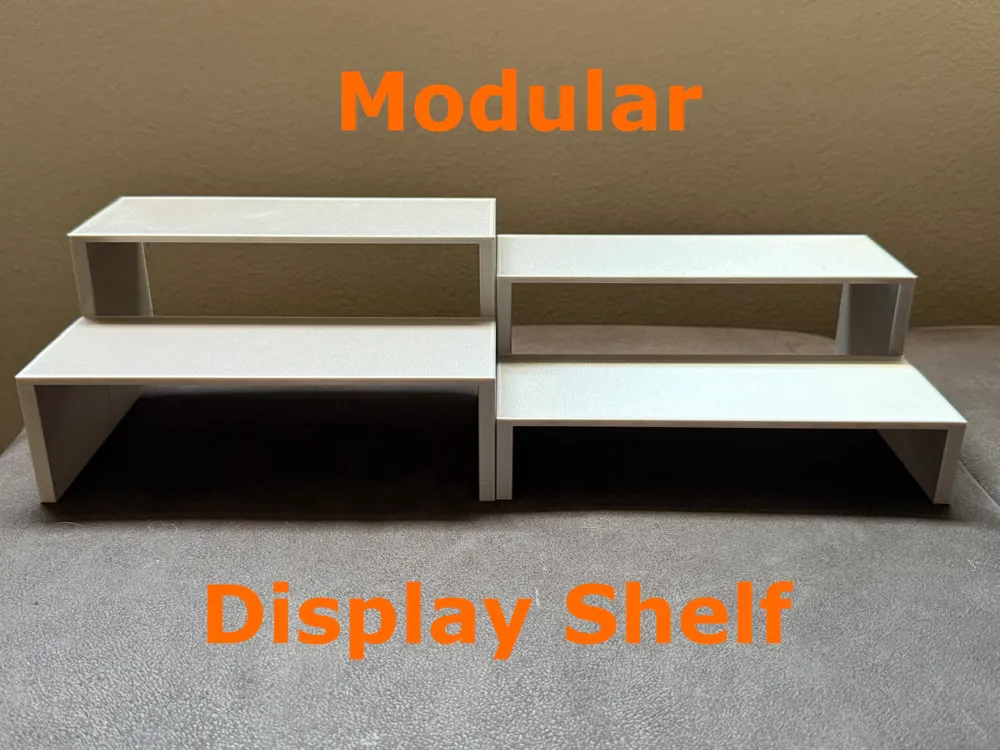 Modular Display Shelf - Free 3D Print Model - MakerWorld