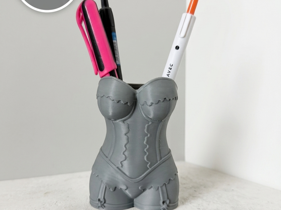 woman figure Pen Holder 