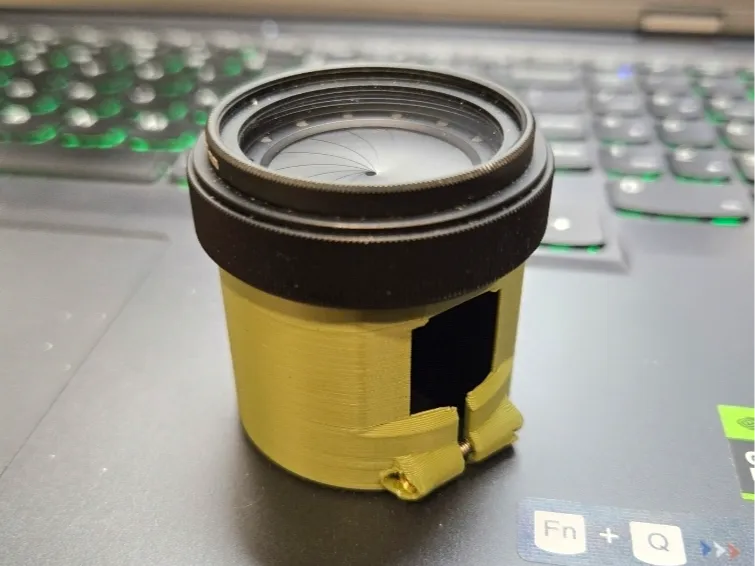 BCOTI Iris adapter, lense cover, knob