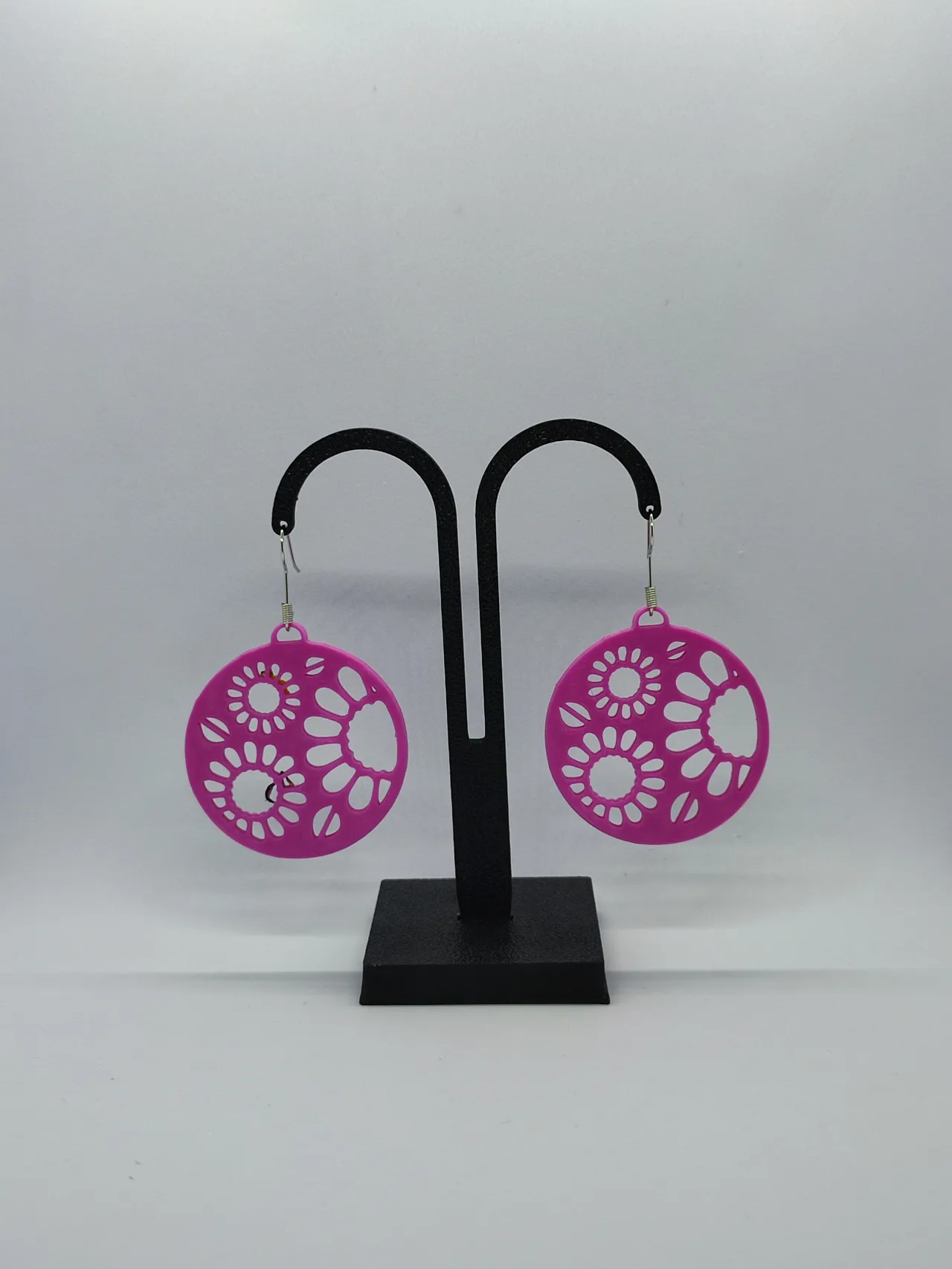 Pendientes Orquídeas Abstractas view 2
