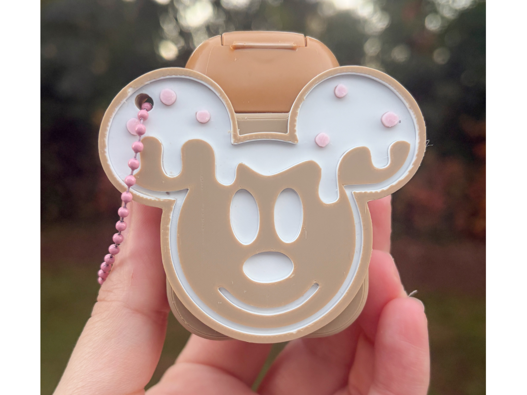 Mickey Gingerbread Sanitizer Holder - 1