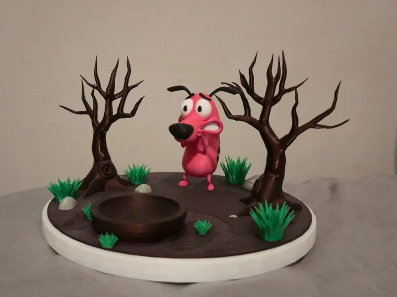Courage Dog Jewelry Holder 
