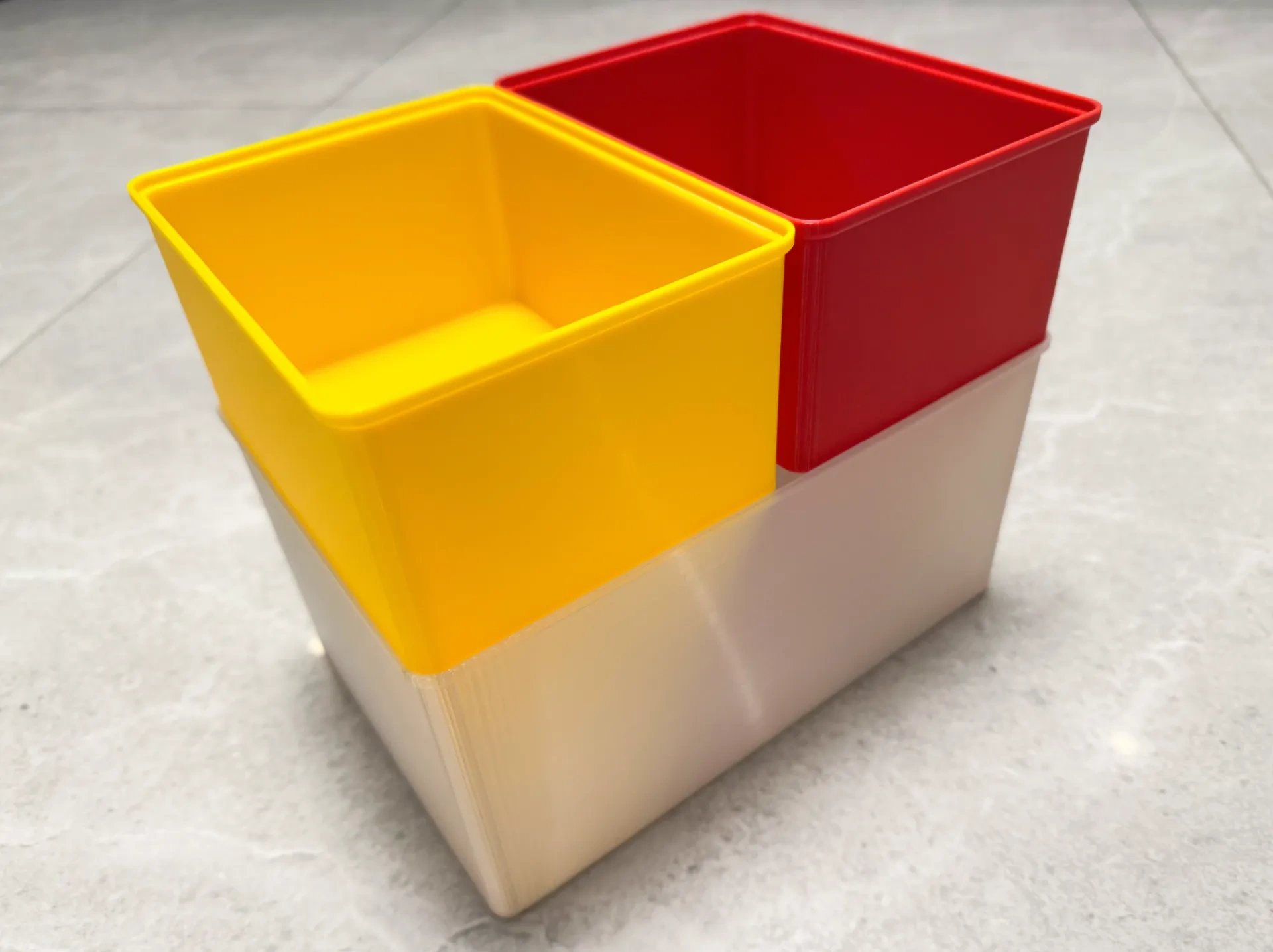 Multi size stackable storage boxes by makerworld