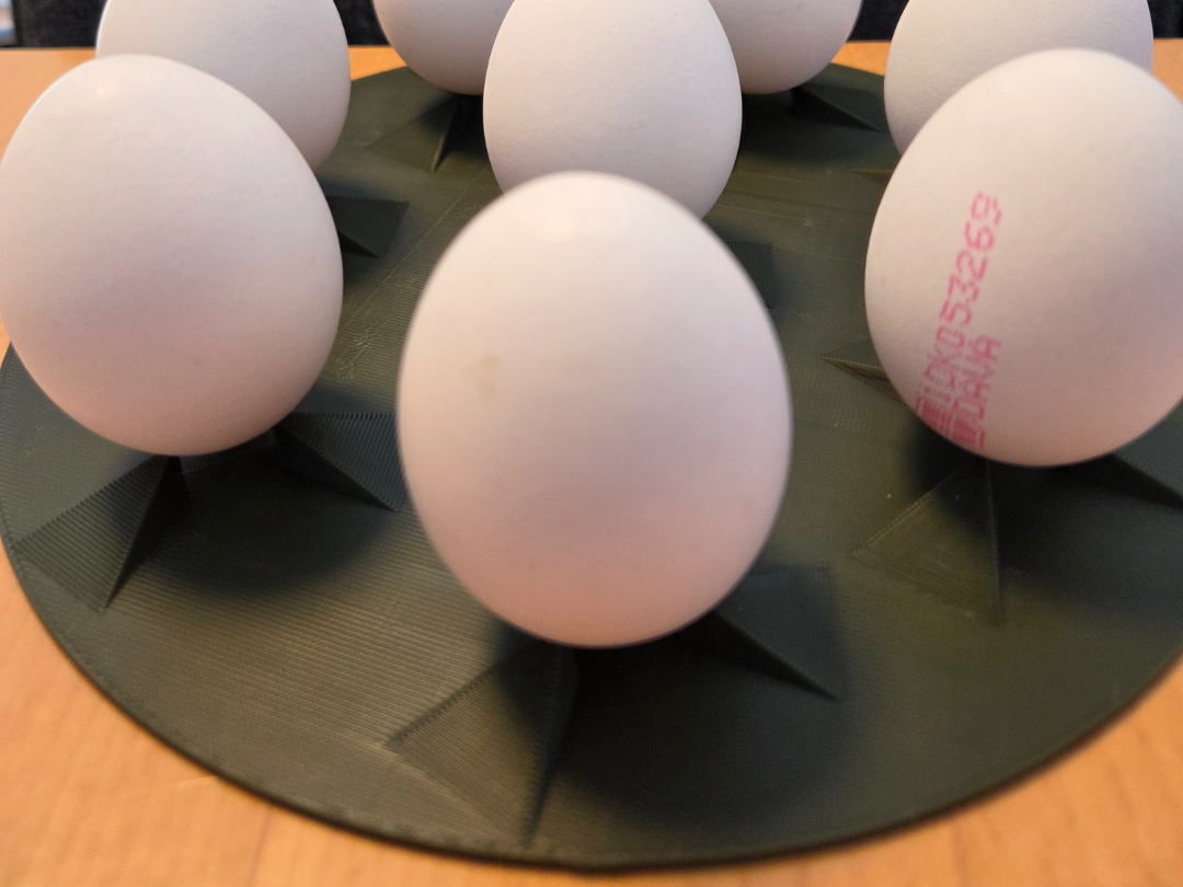 Egg holder 8 eggs - For drying and displaying