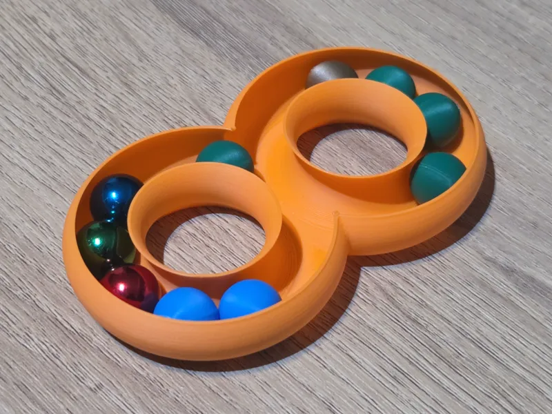Infinity Loop Marble Fidget Toy (8 Shape)