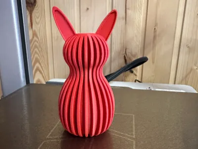 Rabbit with different ears