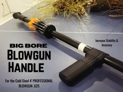 Blowgun Handle For Big Bore .625