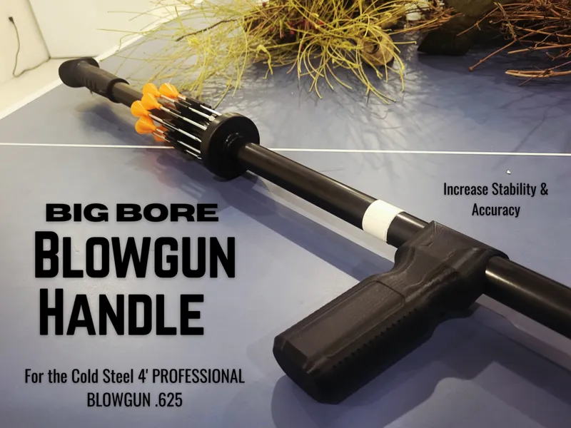Blowgun Handle For Big Bore .625