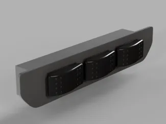 Jeep Gladiator JT or Wrangler JL Dash Switch Panel