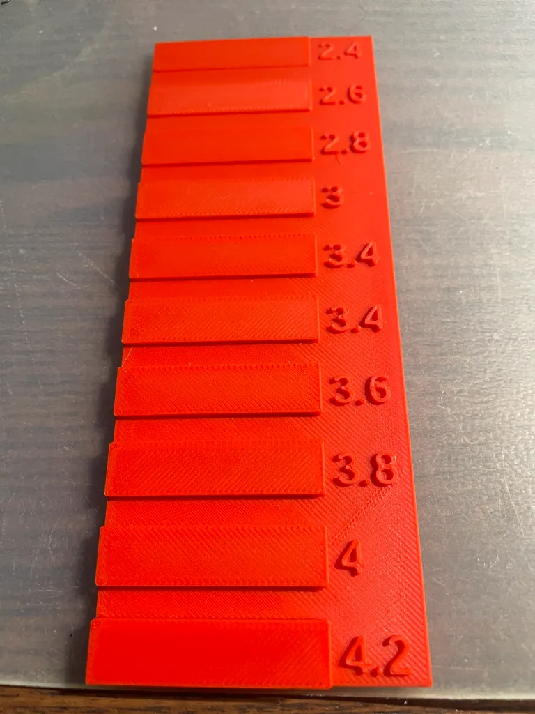 BLTouch measurement between tip and nozzle