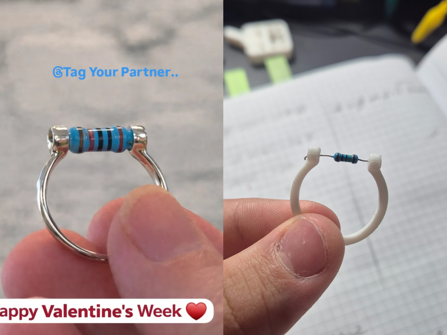 Resistor Ring | Perfect Gift Valentine