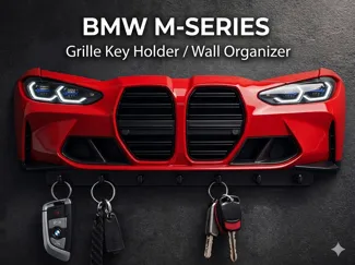 BMW M4 M-Series Grille Key Holder & Wall Organizer