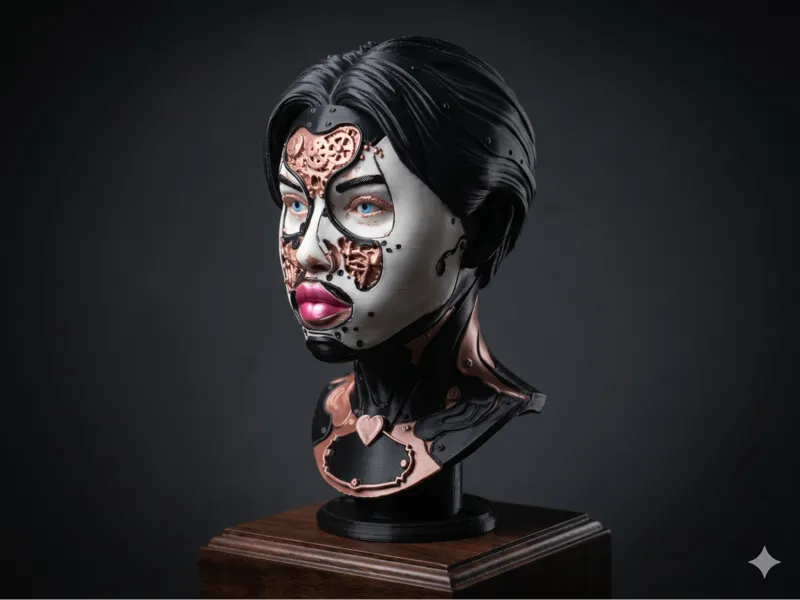 Aura: The Clockwork Cyber-Bust