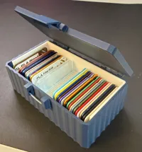 Bento Style Filament Swatch Test Card Holder