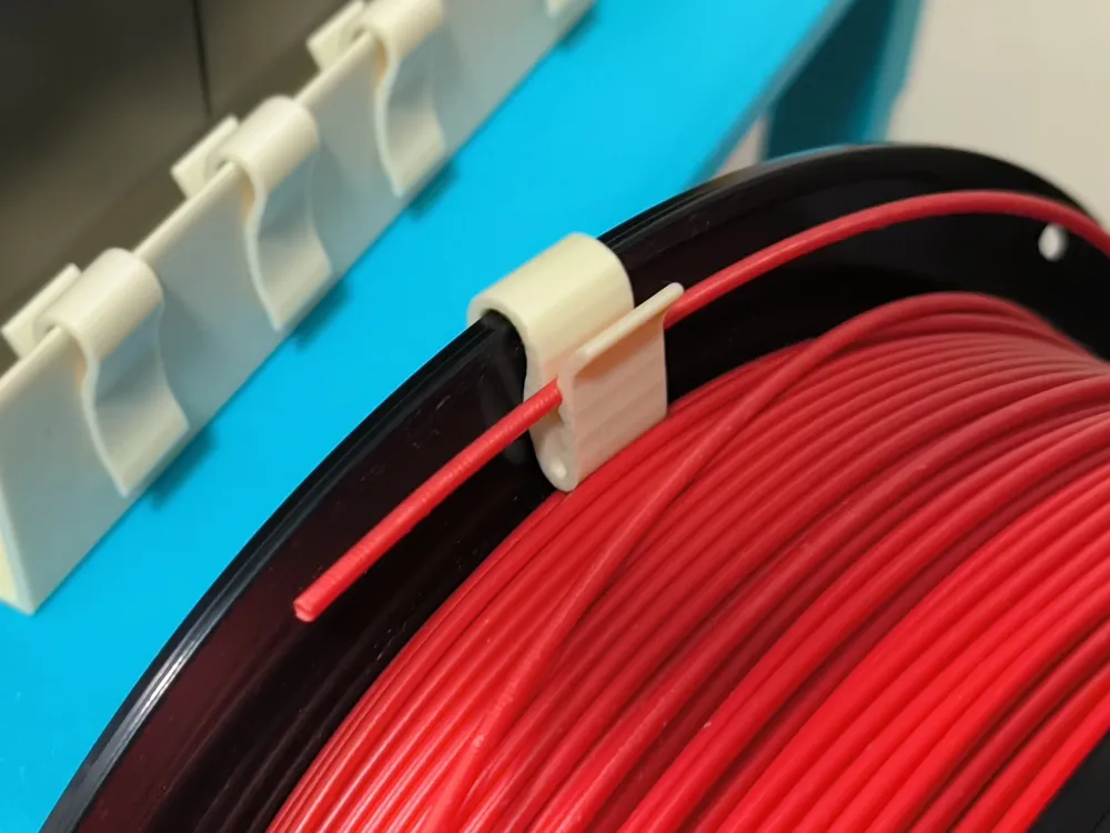 Secure Filaments Super Convenient Filament/Cable Clip with Storage Base - Free 3D Print ...