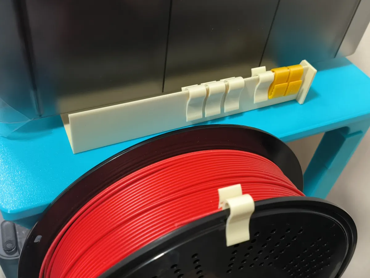 Secure Filaments Super Convenient Filament/Cable Clip with Storage Base - Free 3D Print ...