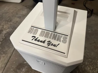 EV Evolve 30, 50, 70 No Drink Signs