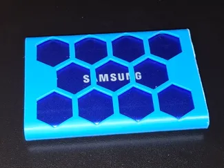 Samsung T7 portable SSD enclosure