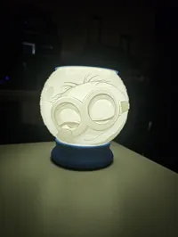 Lampe sphérique lithophanie Minions — photo 6