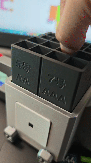 Miniatura 2 do modelo 3D 方块宝可梦小磁怪模块化收纳盒