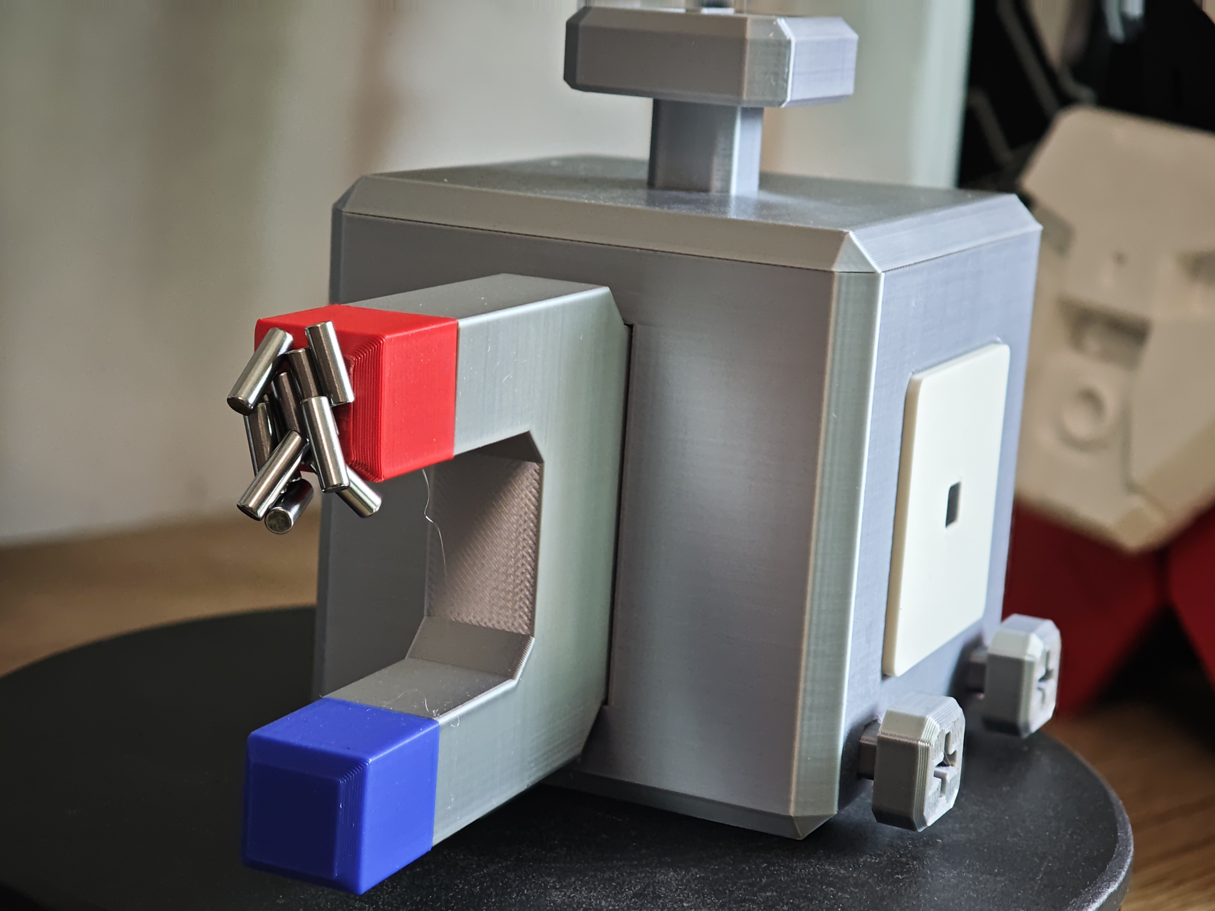 Miniatura 5 do modelo 3D 方块宝可梦小磁怪模块化收纳盒
