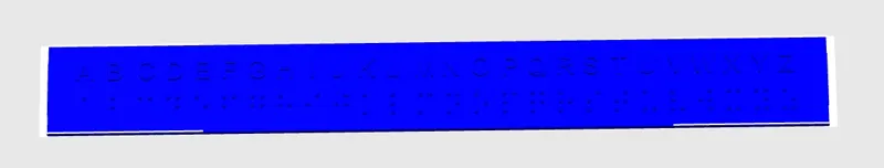 Braille to English Cheat Bar