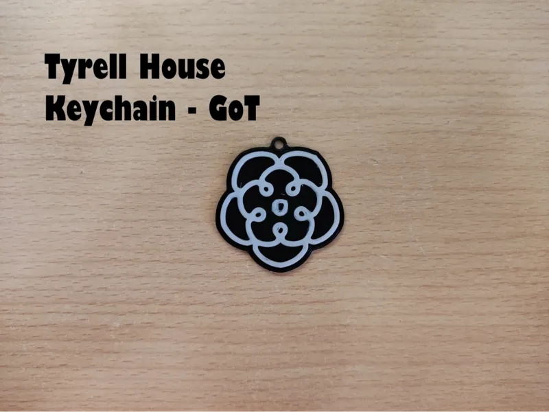 Tyrell House Keychain – Game of Thrones