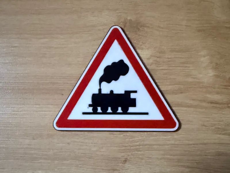 Panneau de signalisation de danger A8