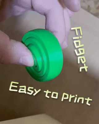 Fidget Rotondo a Rilievo