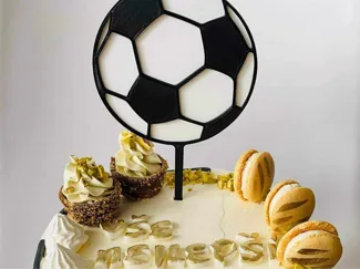 Soccer Ball Cake Topper