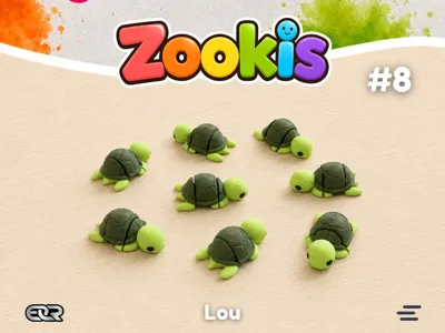 Zookis - Lou (turtle) #8