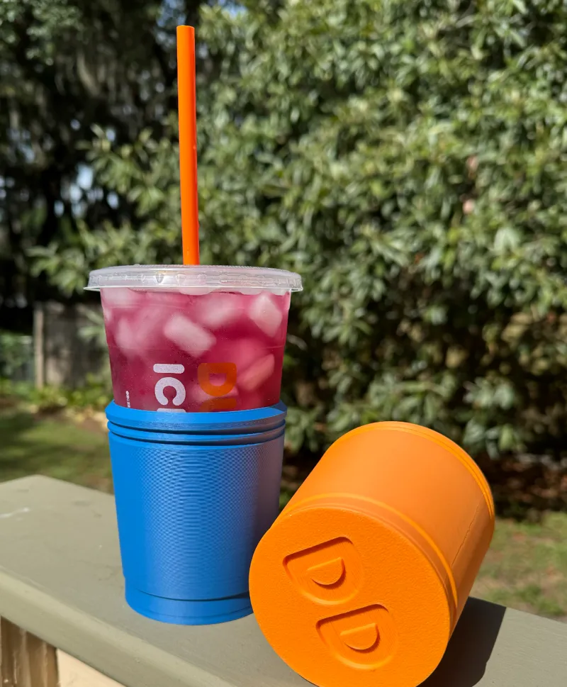 Dunkin Donuts Medium Iced Cup Koozie