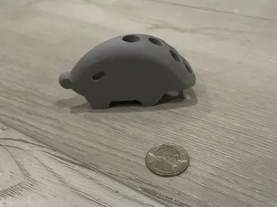 Small Porcupine Pencil Holder. Holds 6 pencils