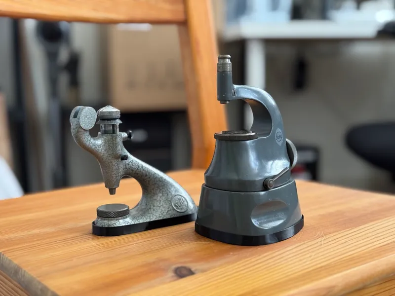 Base for Seitz Jewel Press and Boley Staking Set