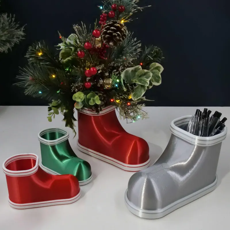 Holiday Children Boot Planter / Container