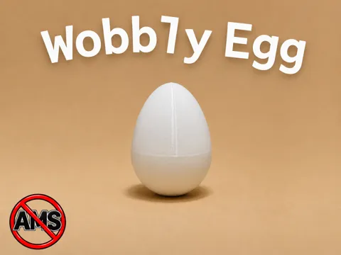 Soporte: Wobbly Egg — referencia de MakerWorld