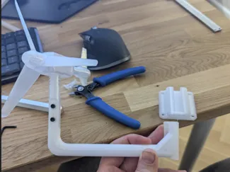 Wall mount for windmill - MOUNT ONLY