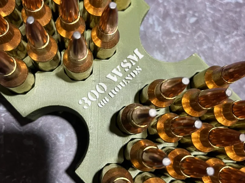 300 WSM Ammo Can Insert V3 Design